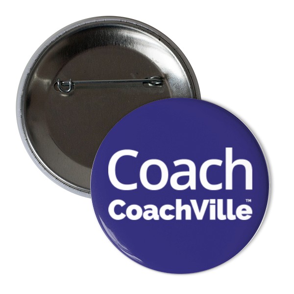 Odznáček  s potiskem Placka Coach