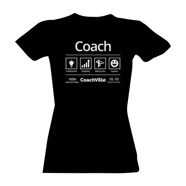 Tričko s potiskem Dámské tričko Coach