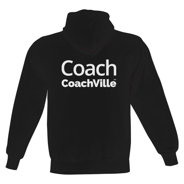 Pánská mikina s kapucí Just Hoods s potiskem Pánská mikina CoachVille